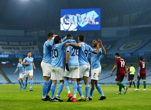  狼队终结曼城十二连胜神话  