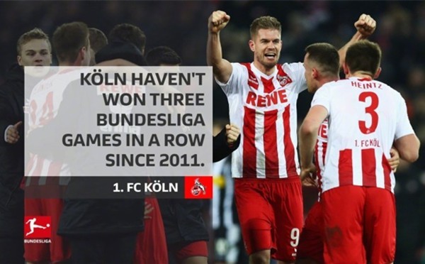  科隆保级关键战役告捷，顽强拼搏赢得宝贵三分  